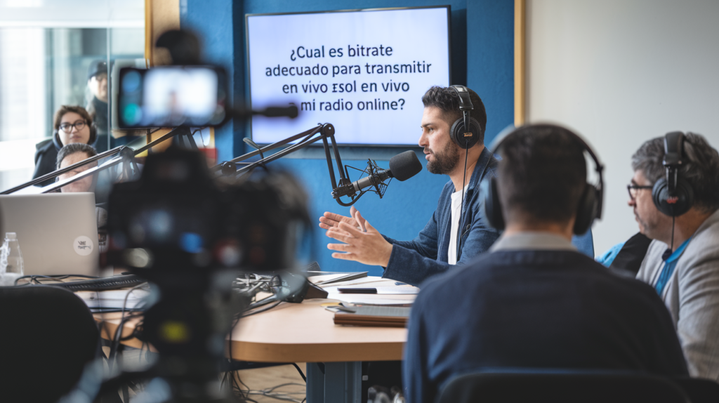 Cual es Bitrate adecuado para Transmitir en Vivo en mi Radio Online